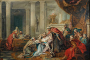The Fainting Of Esther by Jean Francois De Troy
