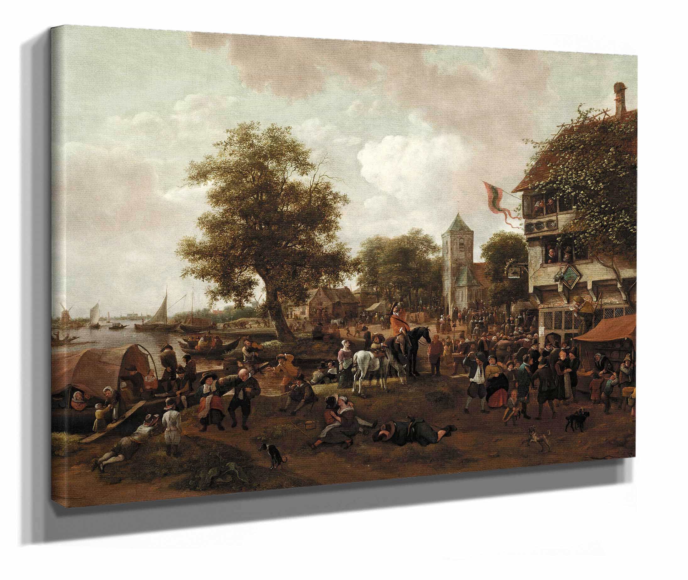 The Fair At Oegstgeest Between And by Jan Steen