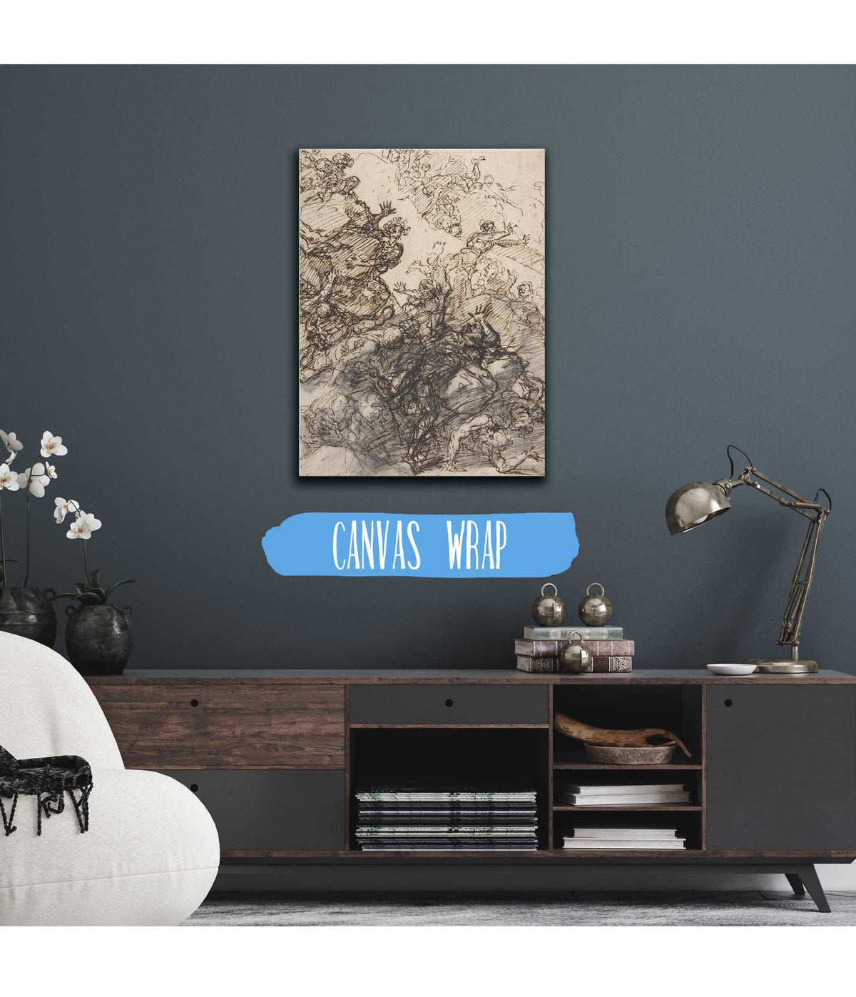 The Fall Of The Giants by Salvator Rosa