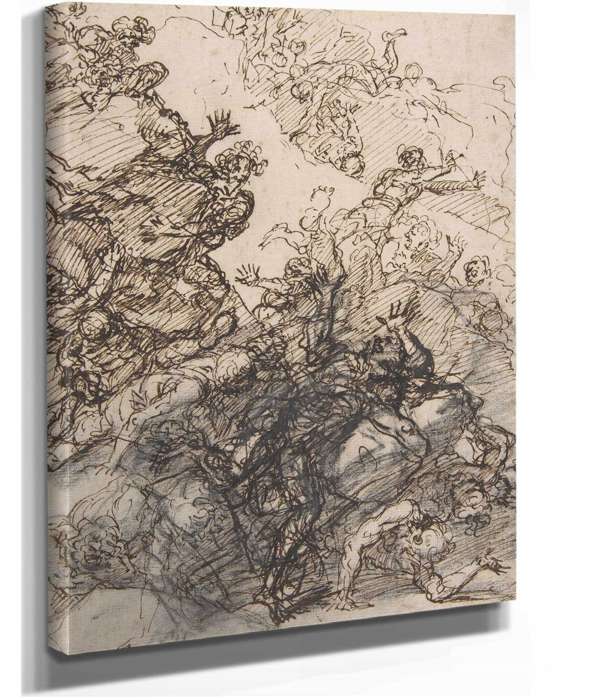 The Fall Of The Giants by Salvator Rosa