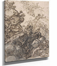 The Fall Of The Giants by Salvator Rosa