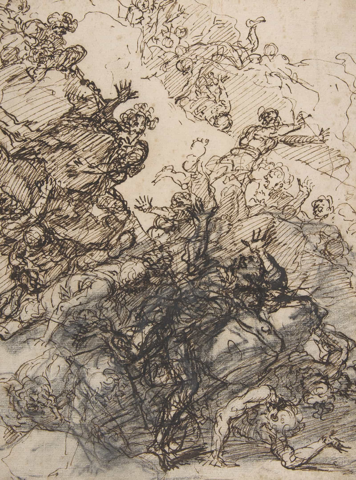 The Fall Of The Giants by Salvator Rosa