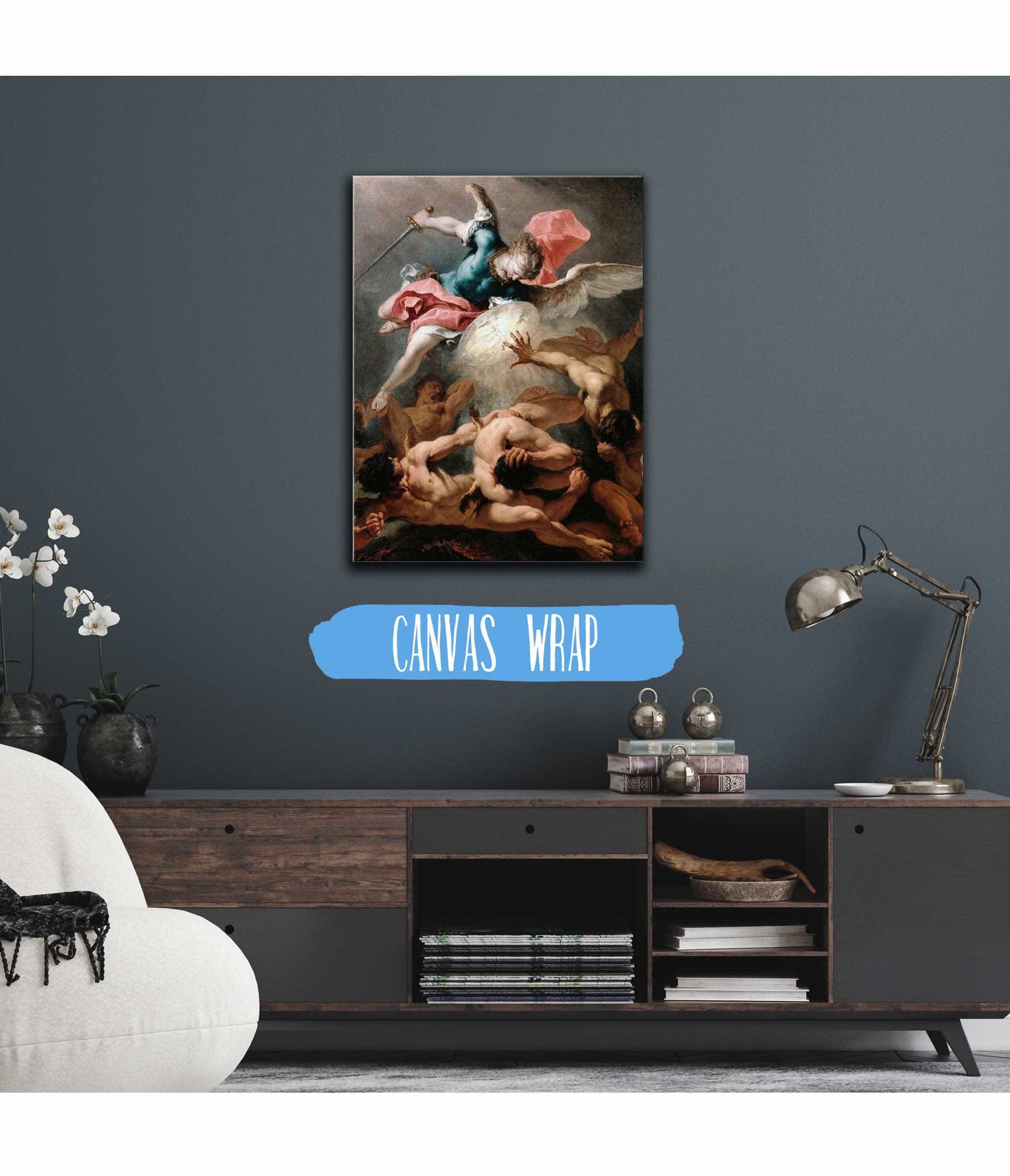The Fall Of The Rebel Angels by Sebastiano Ricci