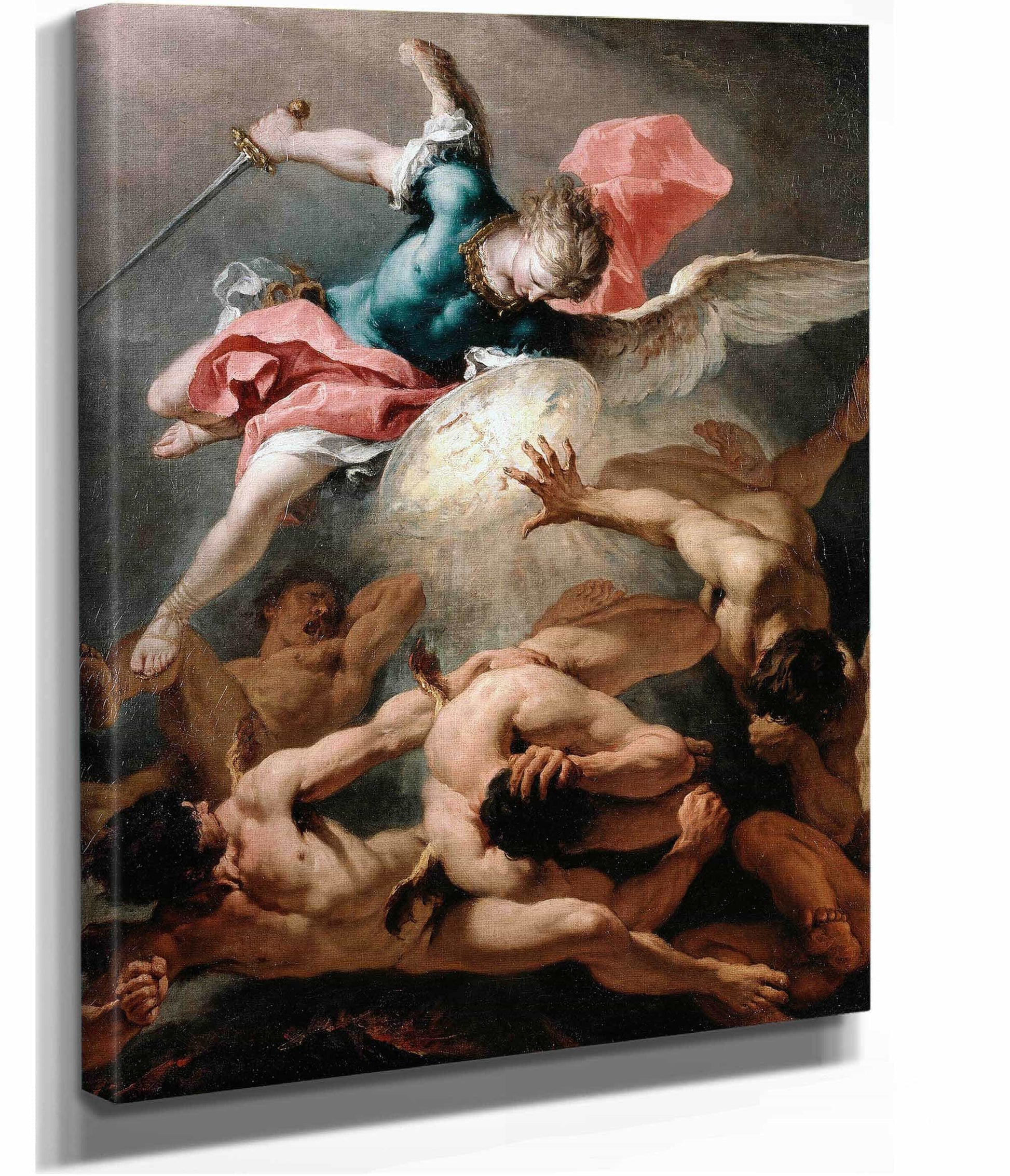 The Fall Of The Rebel Angels by Sebastiano Ricci