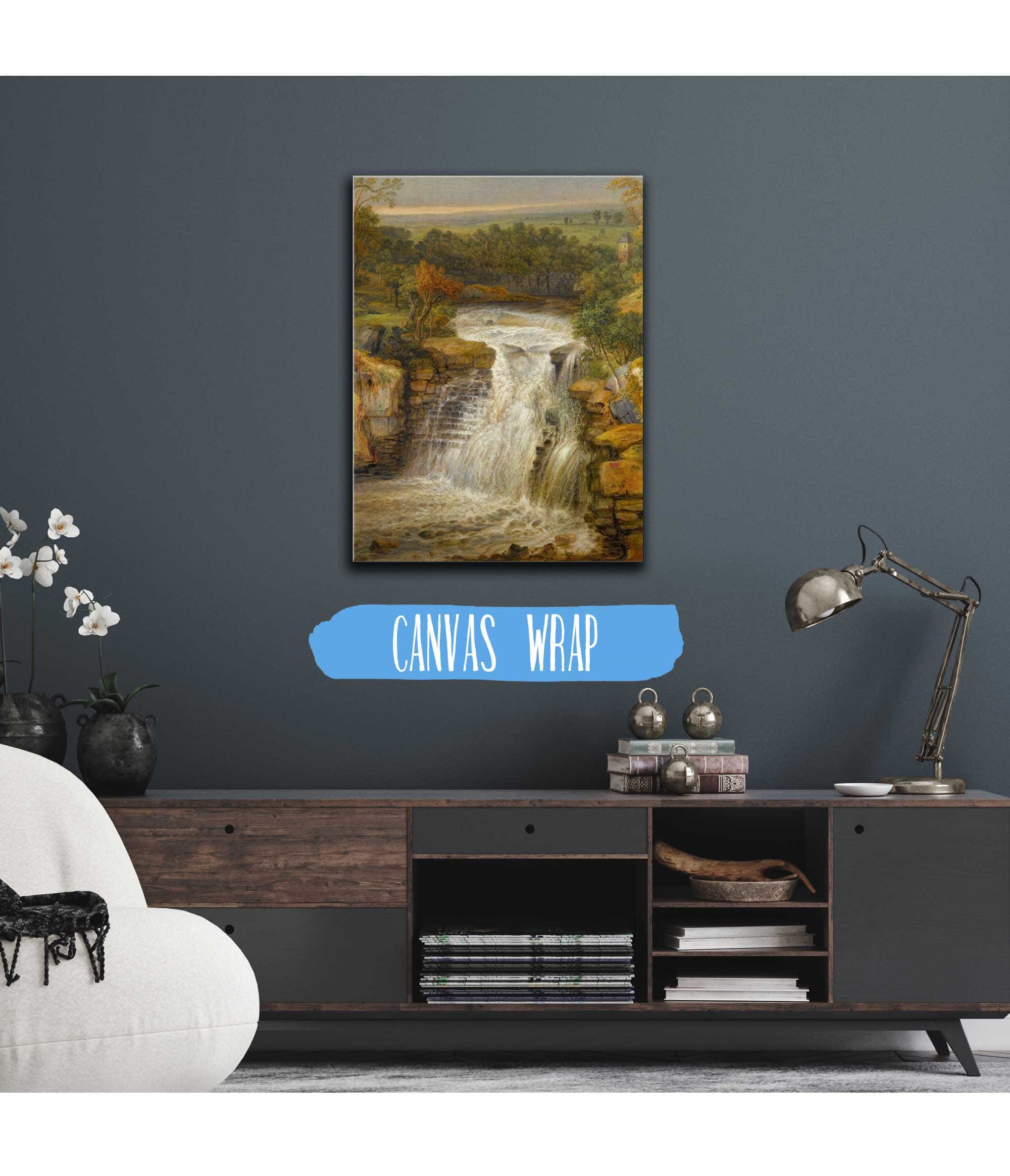 The Falls Of The Clyde After A Flood by James Ward