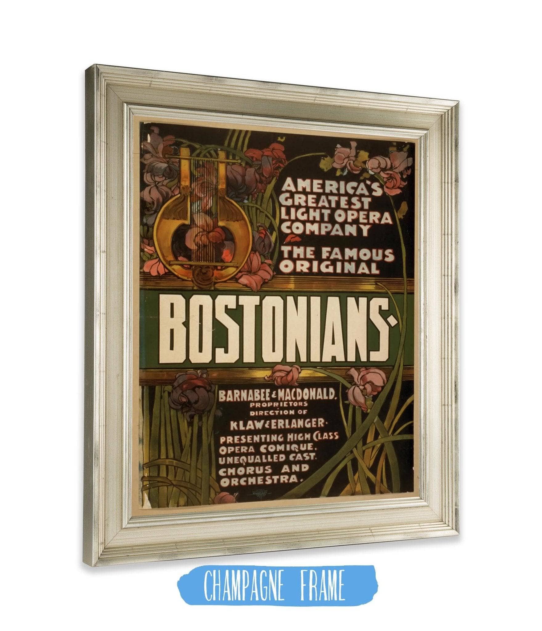 The Famous Original Bostonians America's Greatest Light Opera Company