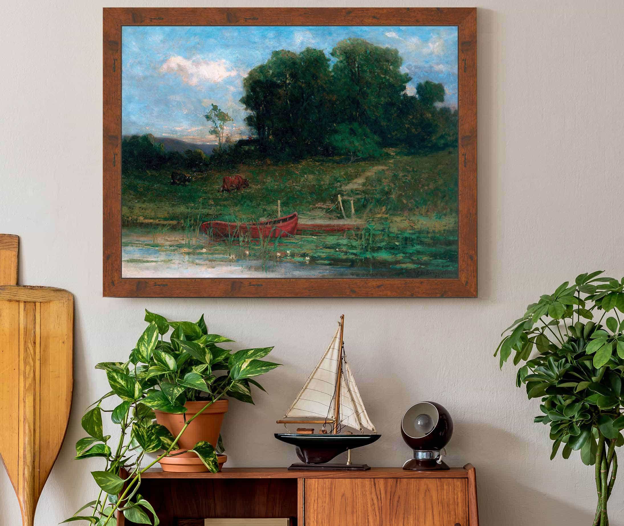 The Farm Landing by Edward Mitchell Bannister