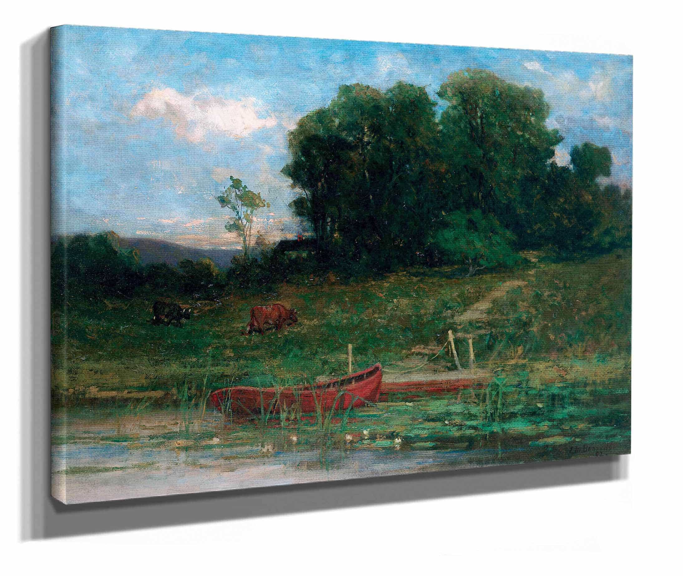 The Farm Landing by Edward Mitchell Bannister