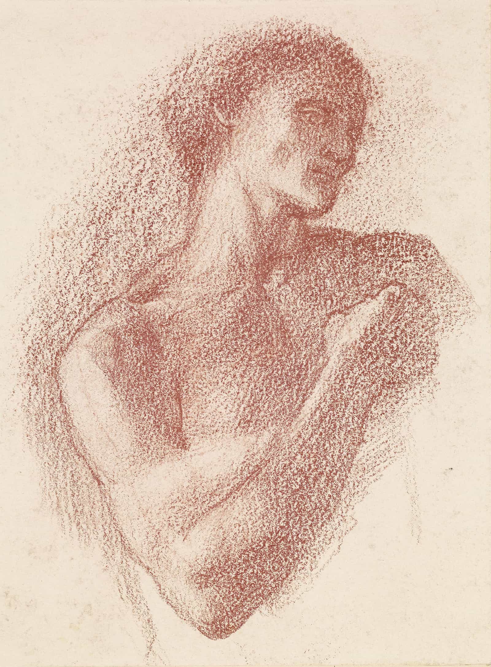 The Fates Study Of The Male Lover by Sir Edward Coley Burne Jones