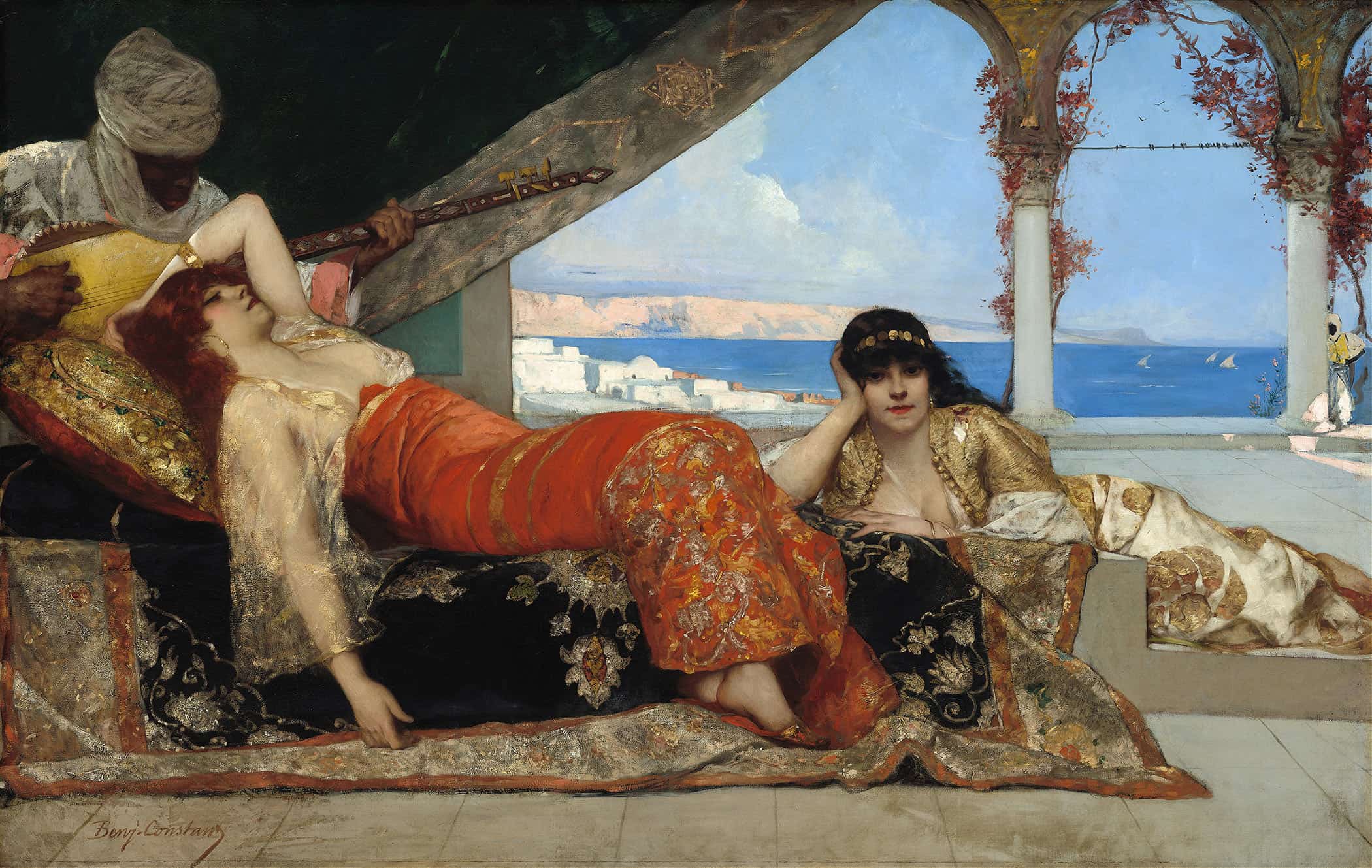 The Favorite Of The Emir by Jean Joseph Benjamin Constant