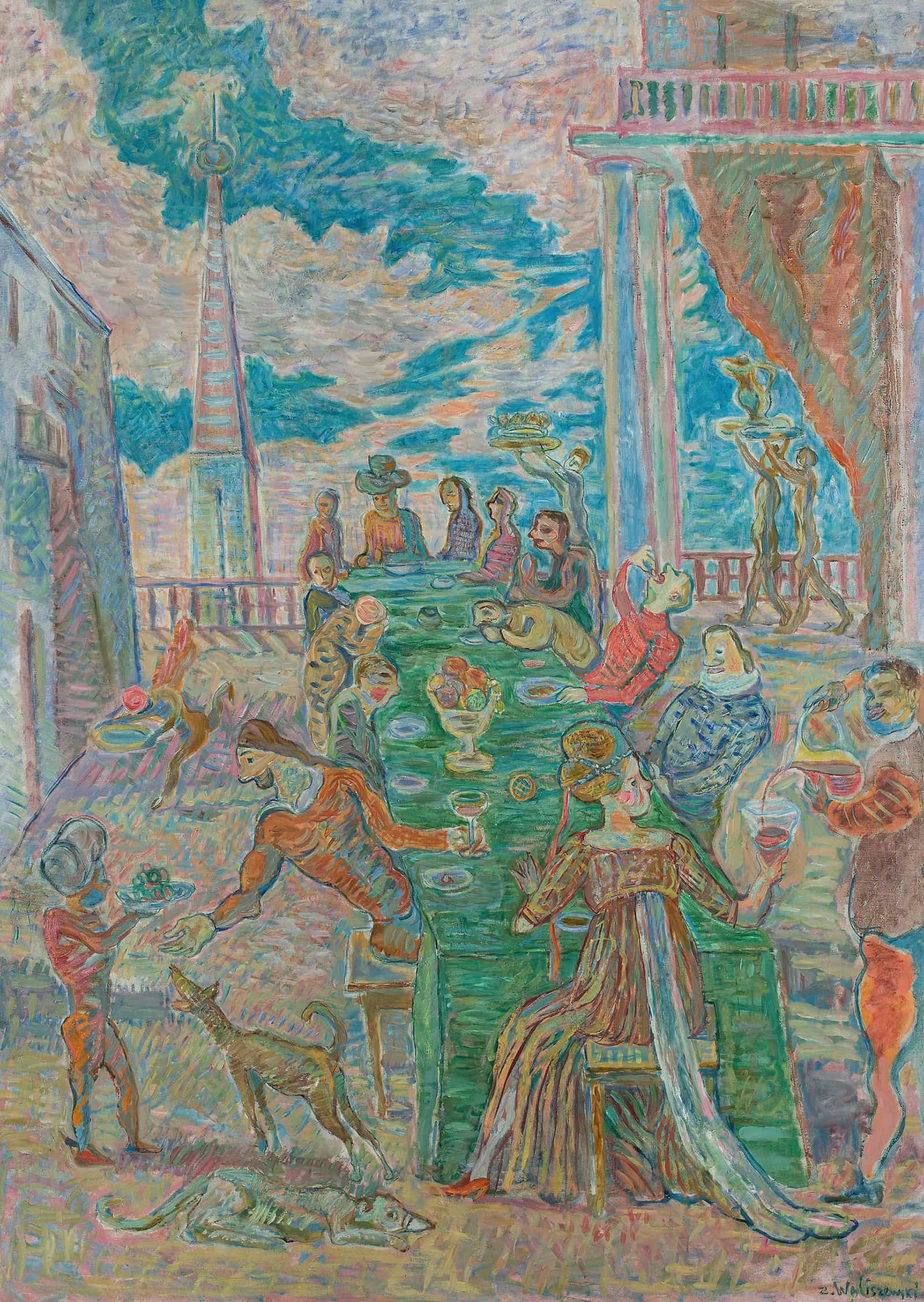 The Feast by Zygmunt Waliszewski
