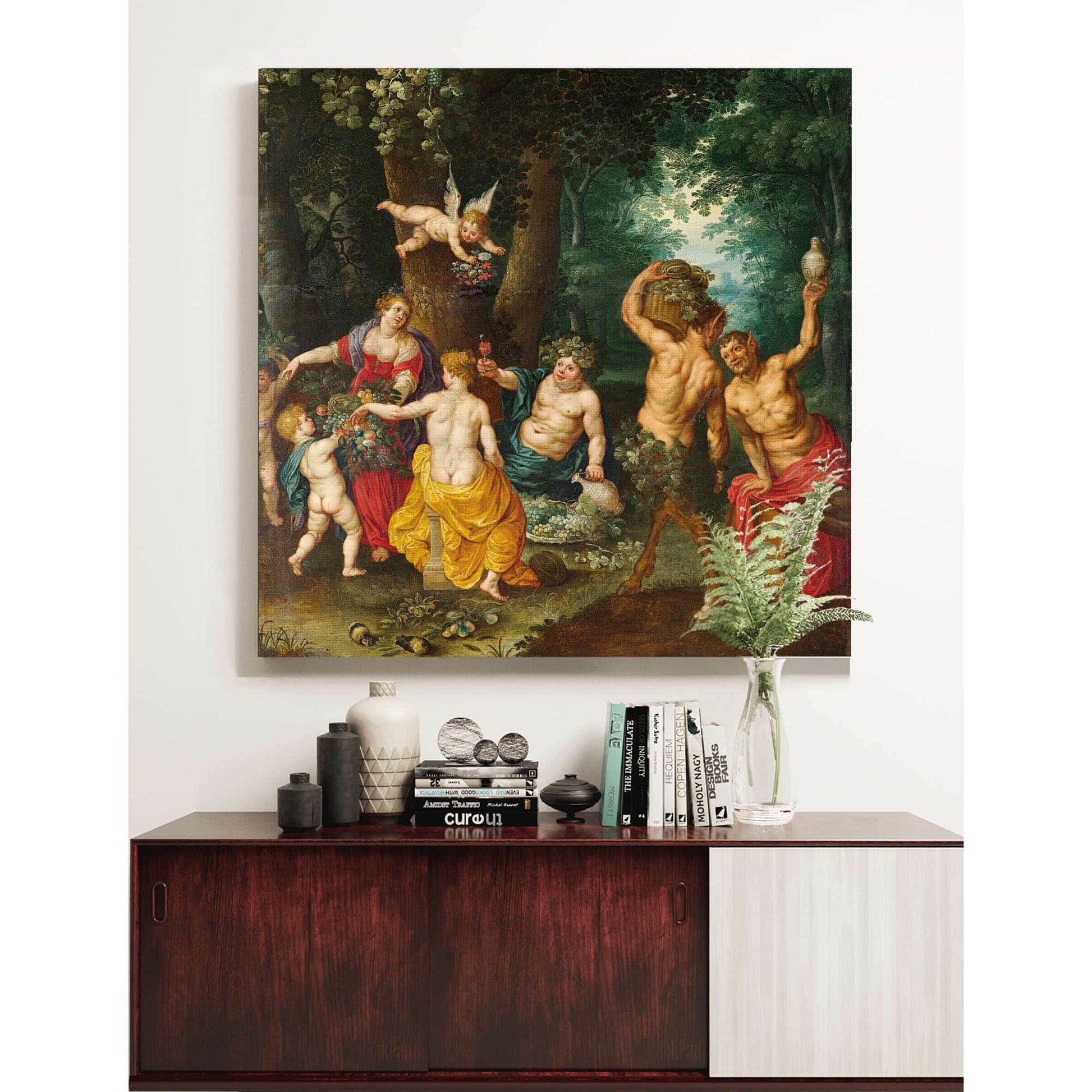 The Feast Of Bacchus Sine Cerere Et Baccho Friget Venus by Jan Brueghel The Younger
