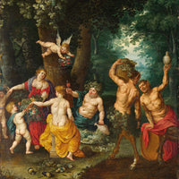The Feast Of Bacchus Sine Cerere Et Baccho Friget Venus by Jan Brueghel The Younger