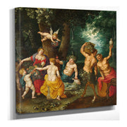 The Feast Of Bacchus Sine Cerere Et Baccho Friget Venus by Jan Brueghel The Younger