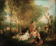 The Feast Of Love by Jean Antoine Watteau