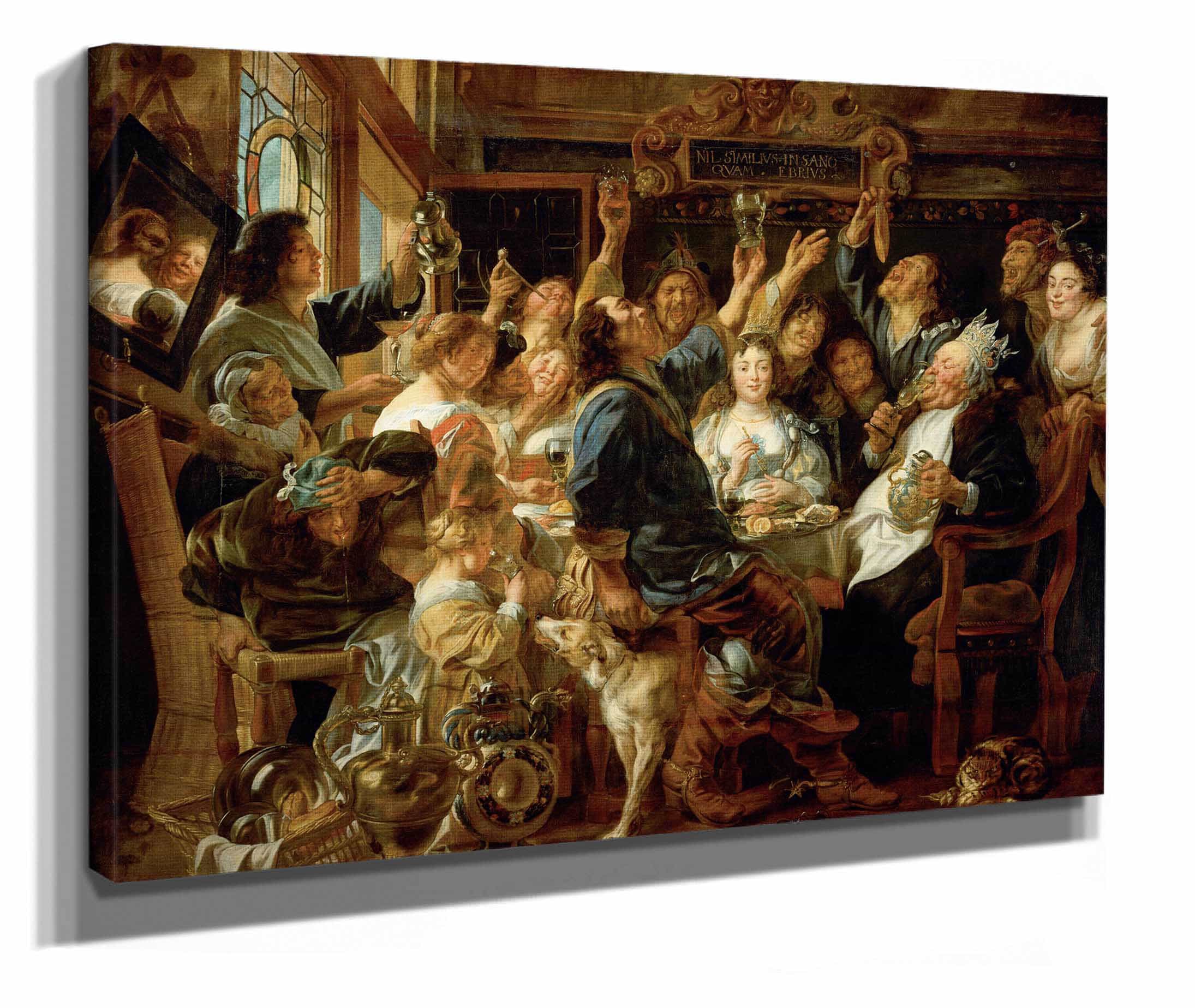 The Feast Of The Bean King by Jacob Jordaens