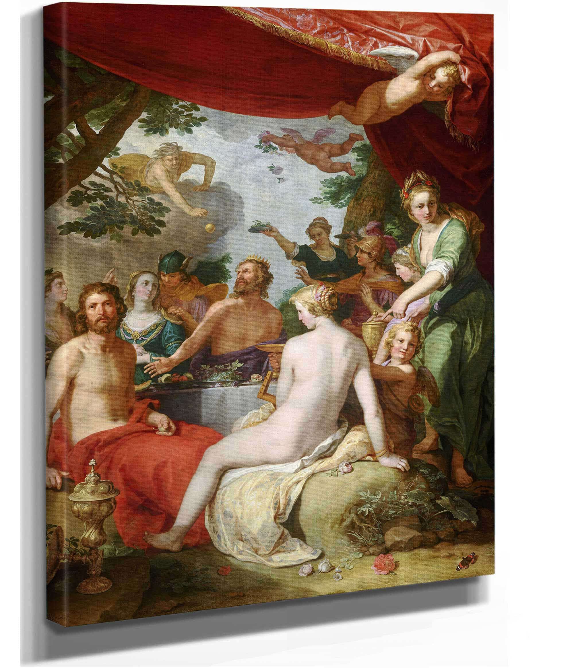 The Feast Of The Gods At The Wedding Of Peleus And Thetis by Abraham Bloemaert