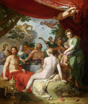 The Feast Of The Gods At The Wedding Of Peleus And Thetis by Abraham Bloemaert