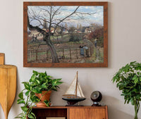 The Fence by Camille Pissarro
