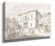 The Fenice Theater In Venice  by Francesco Guardi