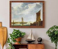 The Ferry Boat S by Aelbert Cuyp