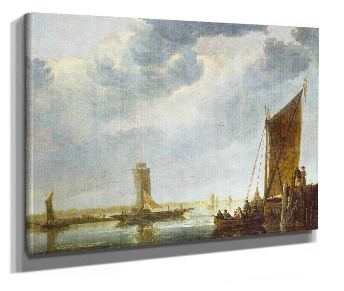The Ferry Boat S by Aelbert Cuyp