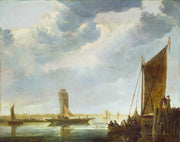The Ferry Boat S by Aelbert Cuyp