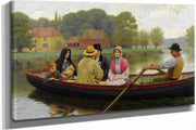 The Ferry by Edmund Blair Leighton