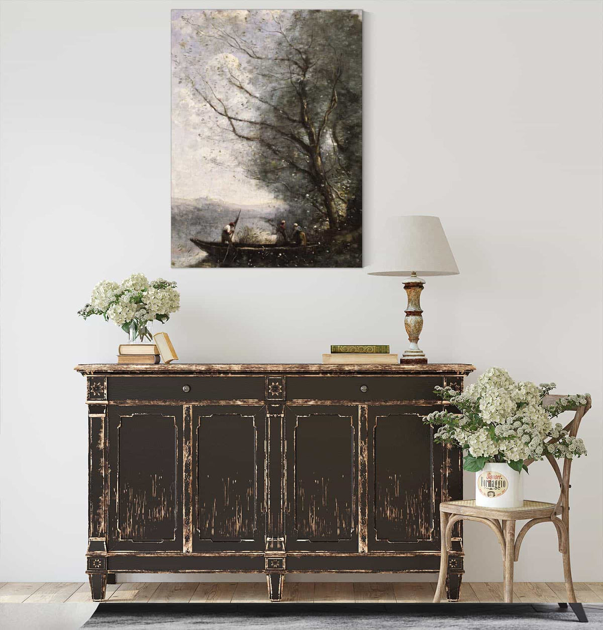 The Ferryman by Jean Baptiste Camille Corot