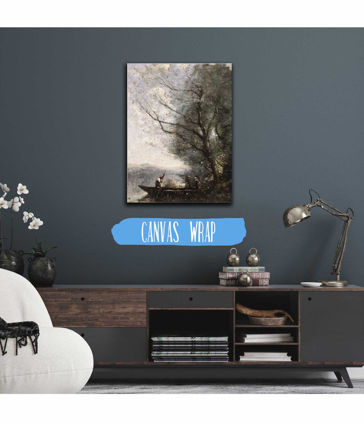 The Ferryman by Jean Baptiste Camille Corot