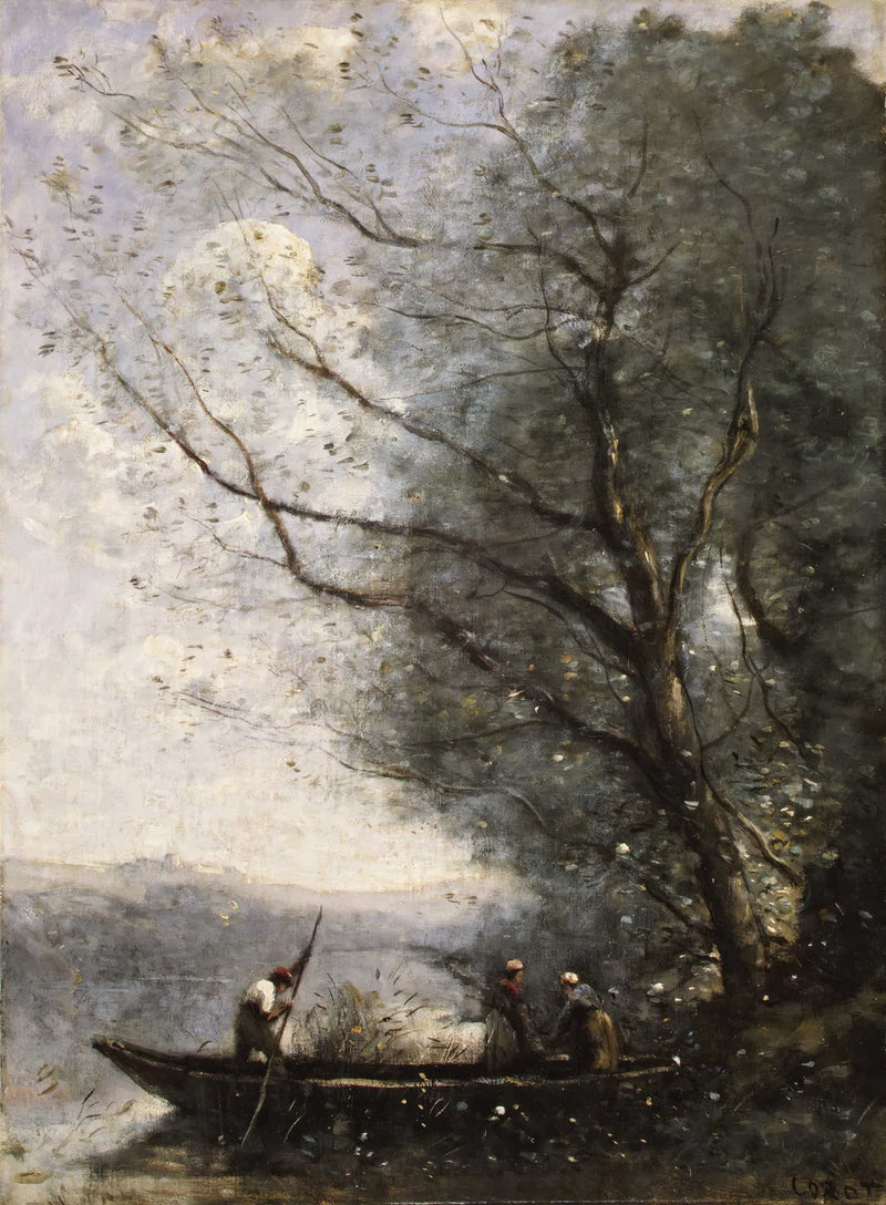 The Ferryman by Jean Baptiste Camille Corot