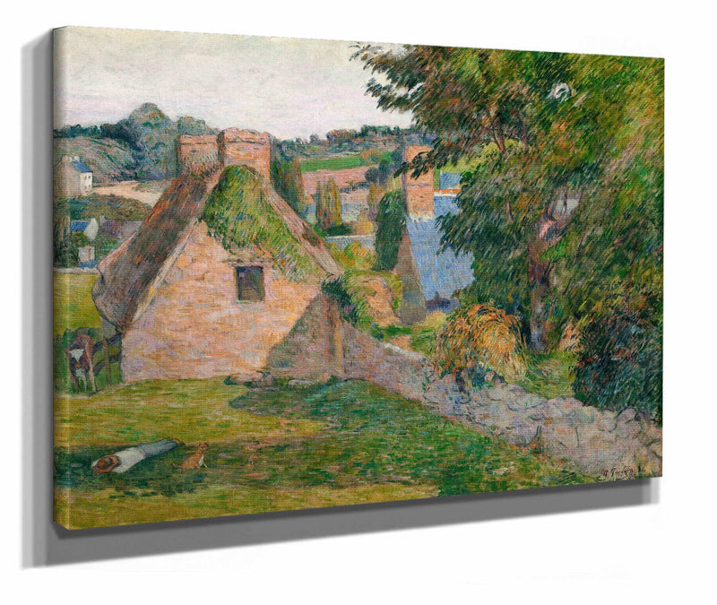 The Field Of Derout Lollichon by Paul Gauguin