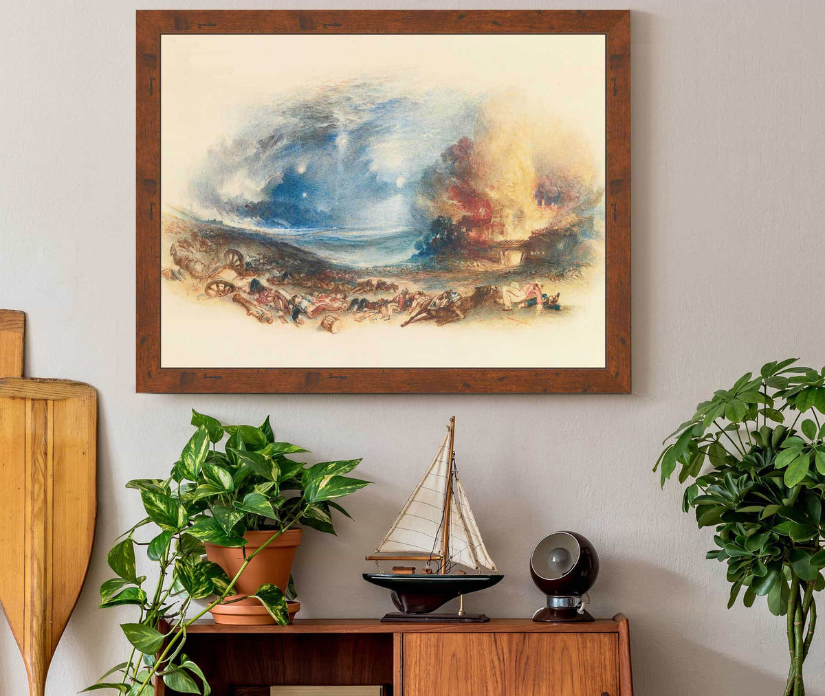 The Field Of Waterloo Seen From Hougoumont by Joseph Mallord William Turner