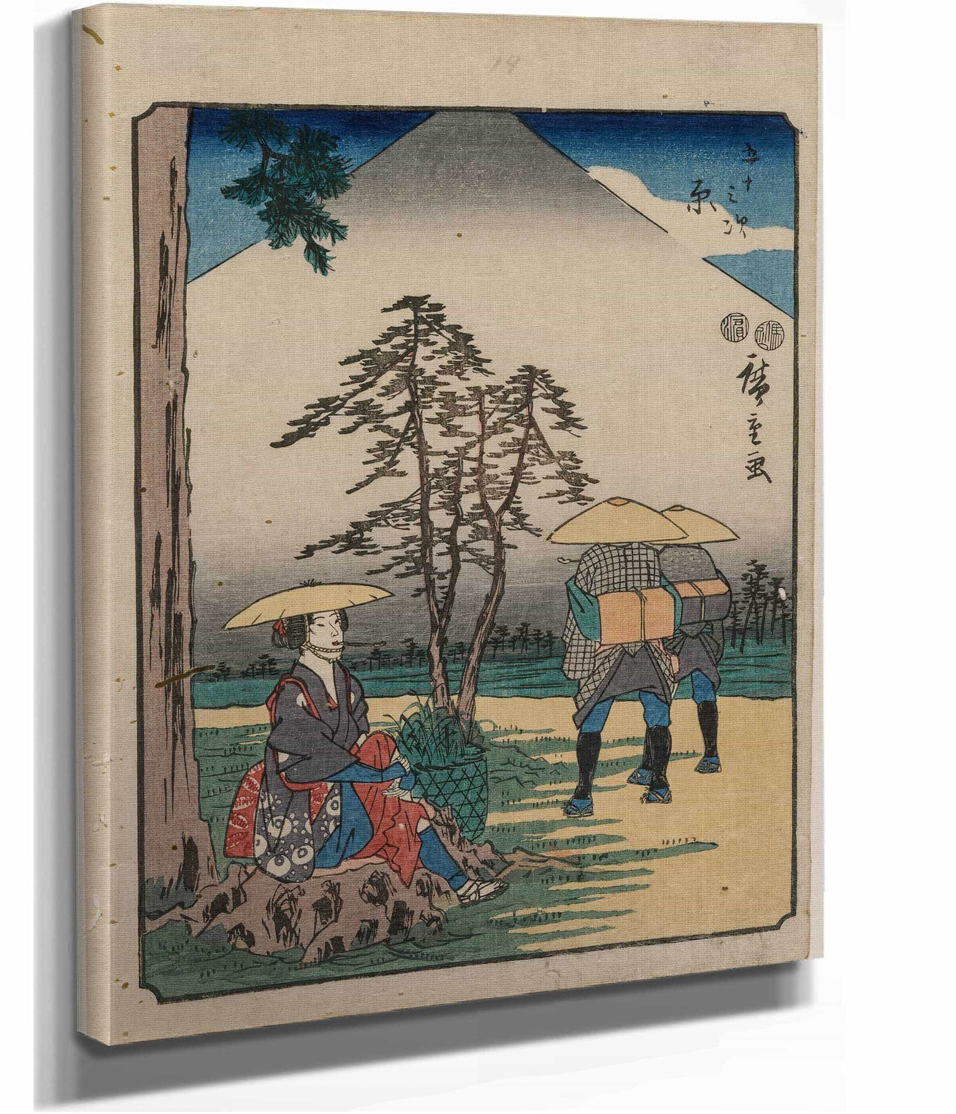 The Fifty Three Stations Of The Tokaido Hara by Ando Hiroshige