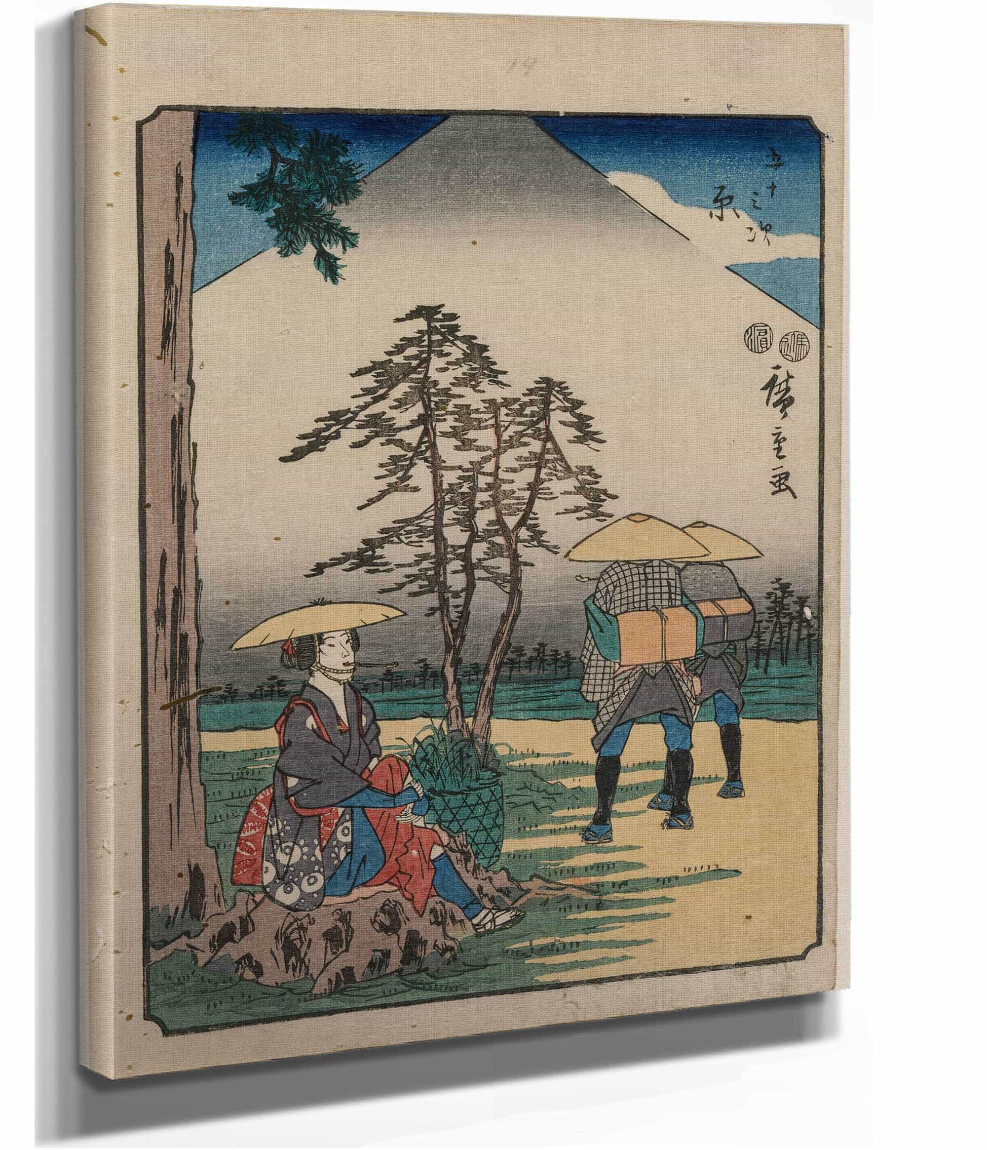 The Fifty Three Stations Of The Tokaido Hara by Ando Hiroshige