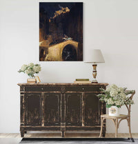 The Fight On The Bridge by Arnold Bocklin