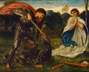 The Fight St George Kills The Dragon Vi by Sir Edward Coley Burne Jones