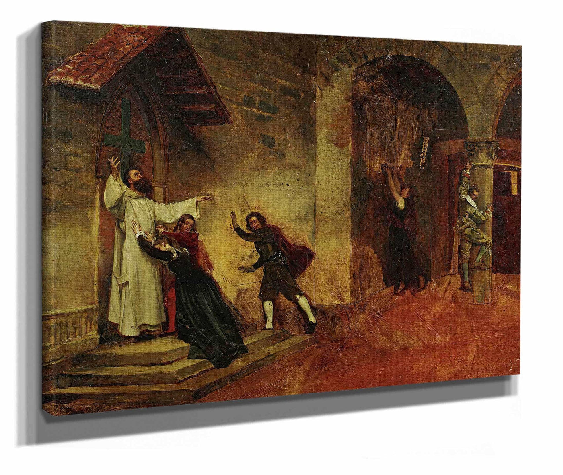 The Fire by Jean Paul Laurens