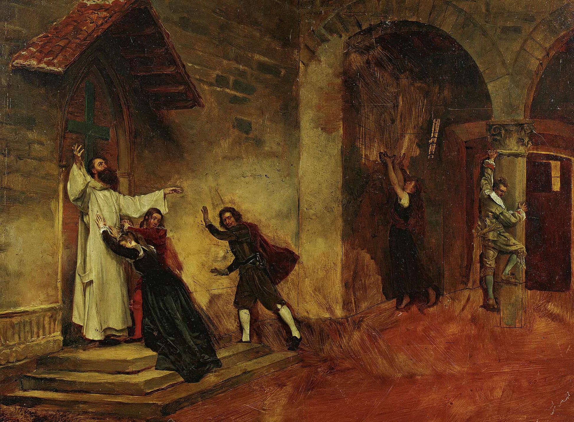 The Fire by Jean Paul Laurens