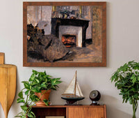 The Fireplace by Edouard Vuillard