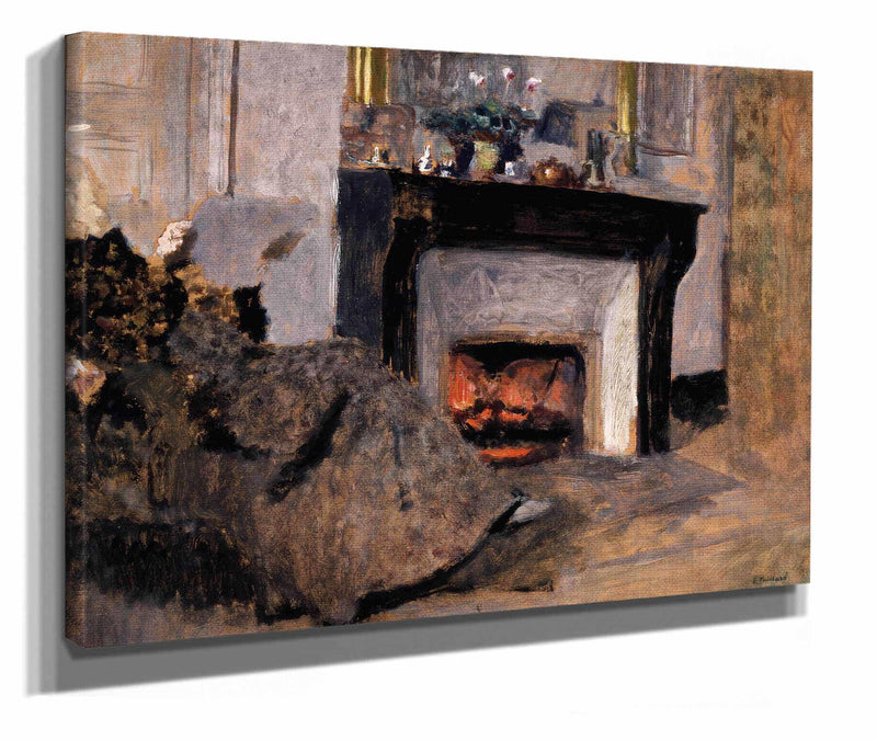 The Fireplace by Edouard Vuillard