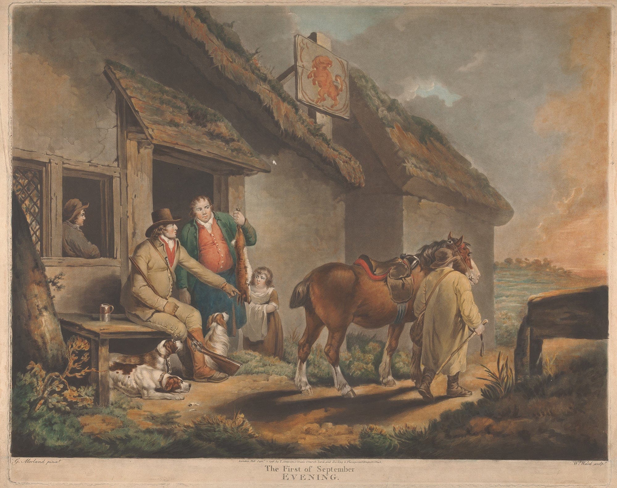 The First Of September Evening by George Morland