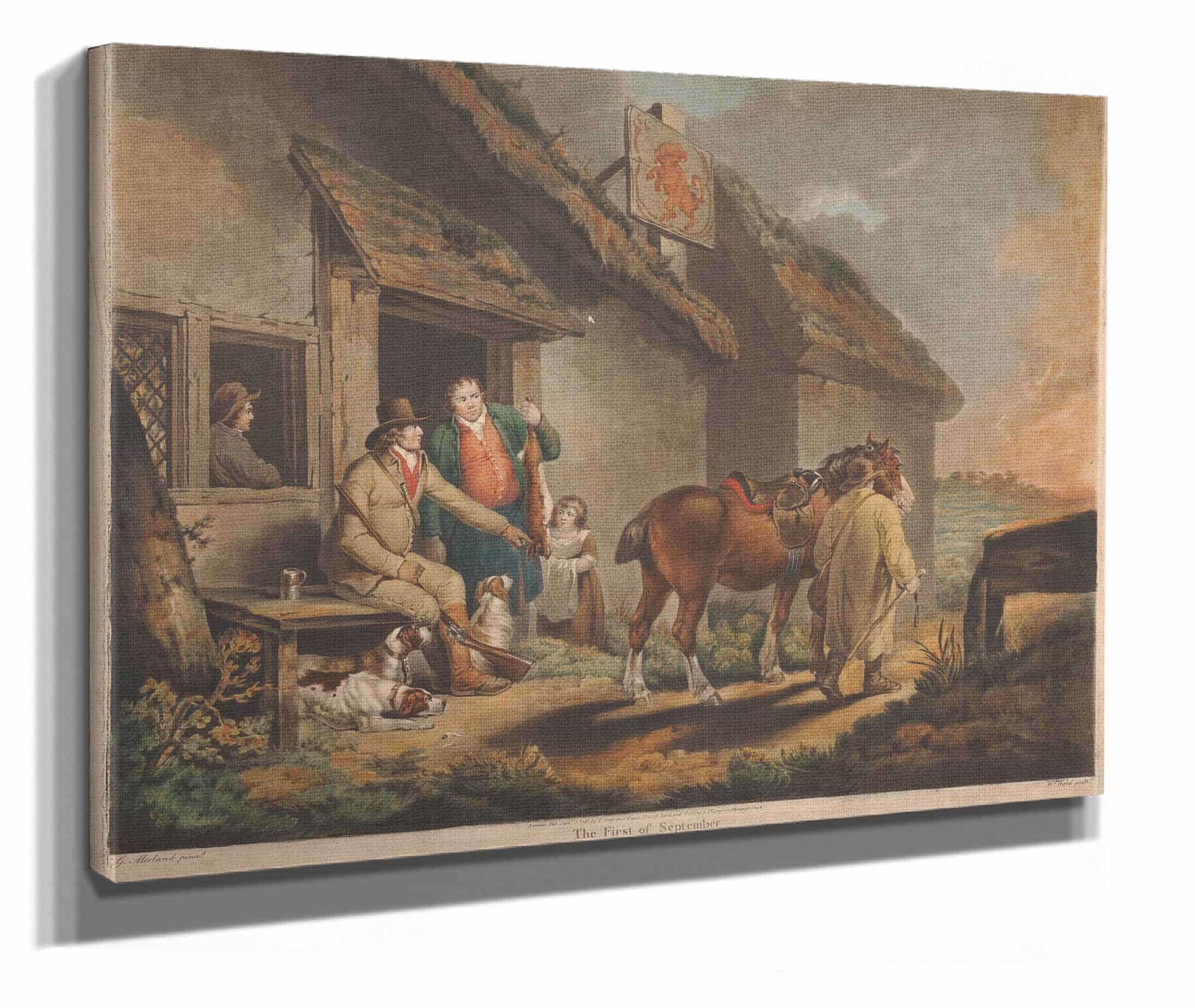The First Of September Evening by George Morland