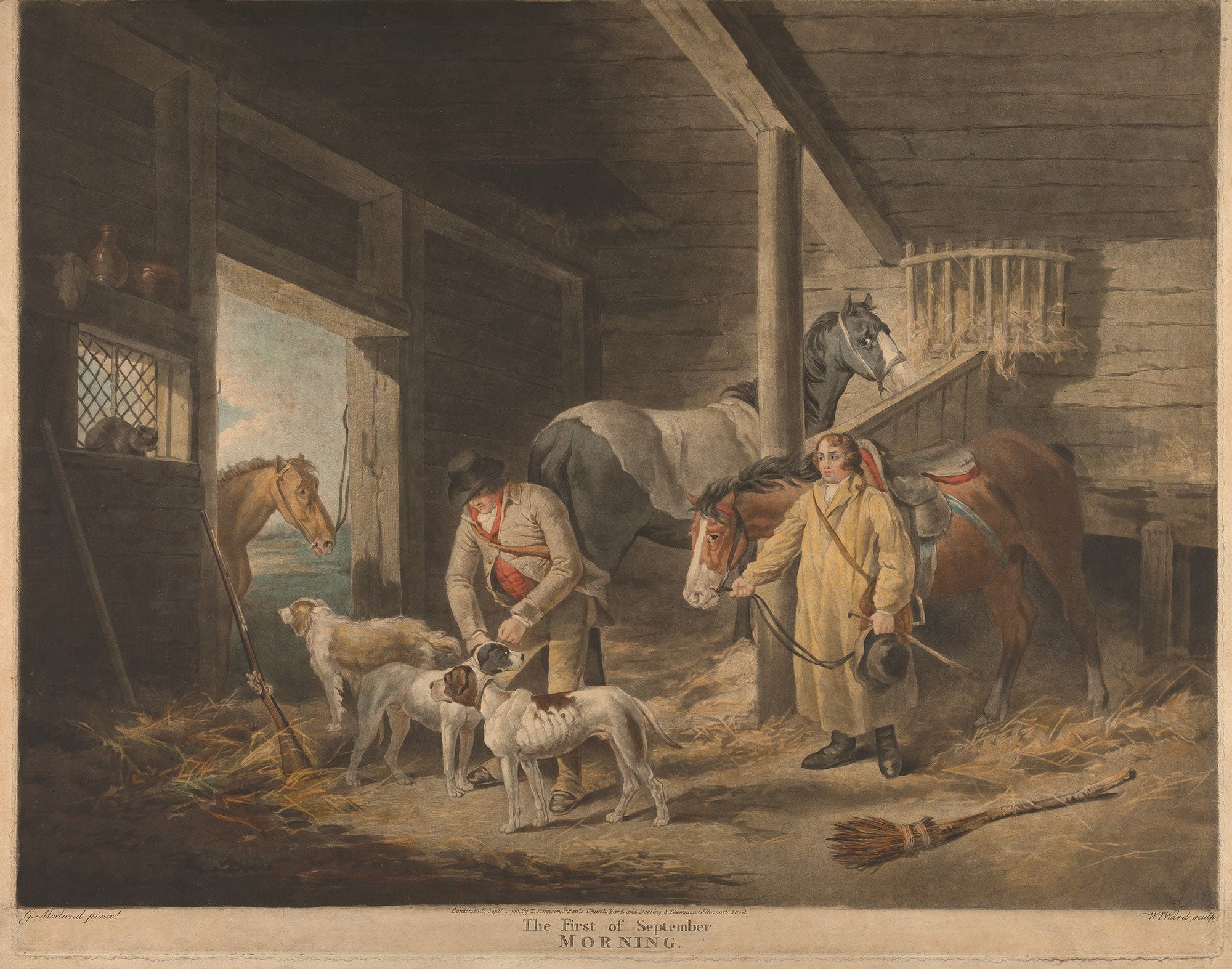 The First Of September Morning by George Morland