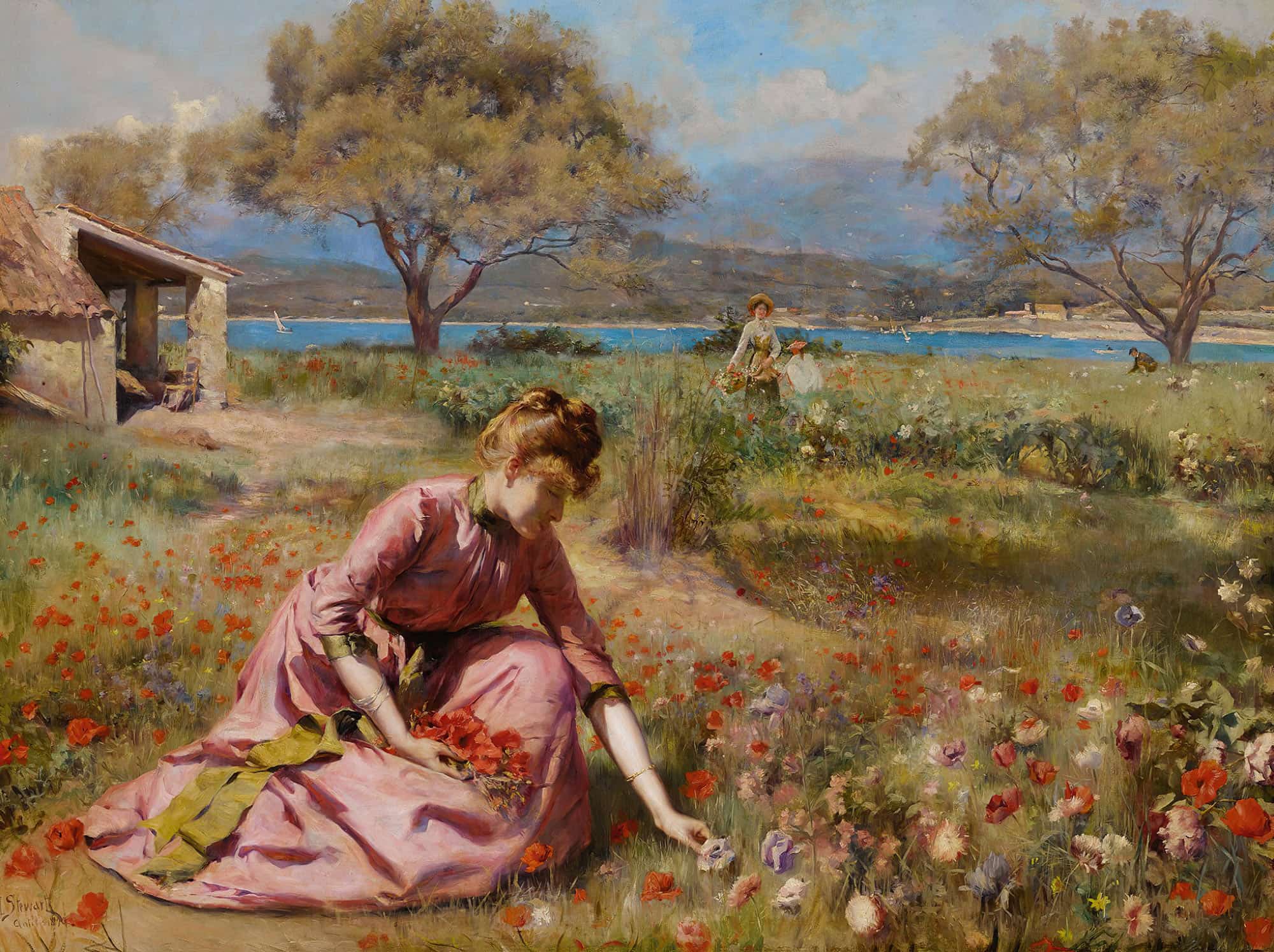 The First Spring by Julius Leblanc Stewart