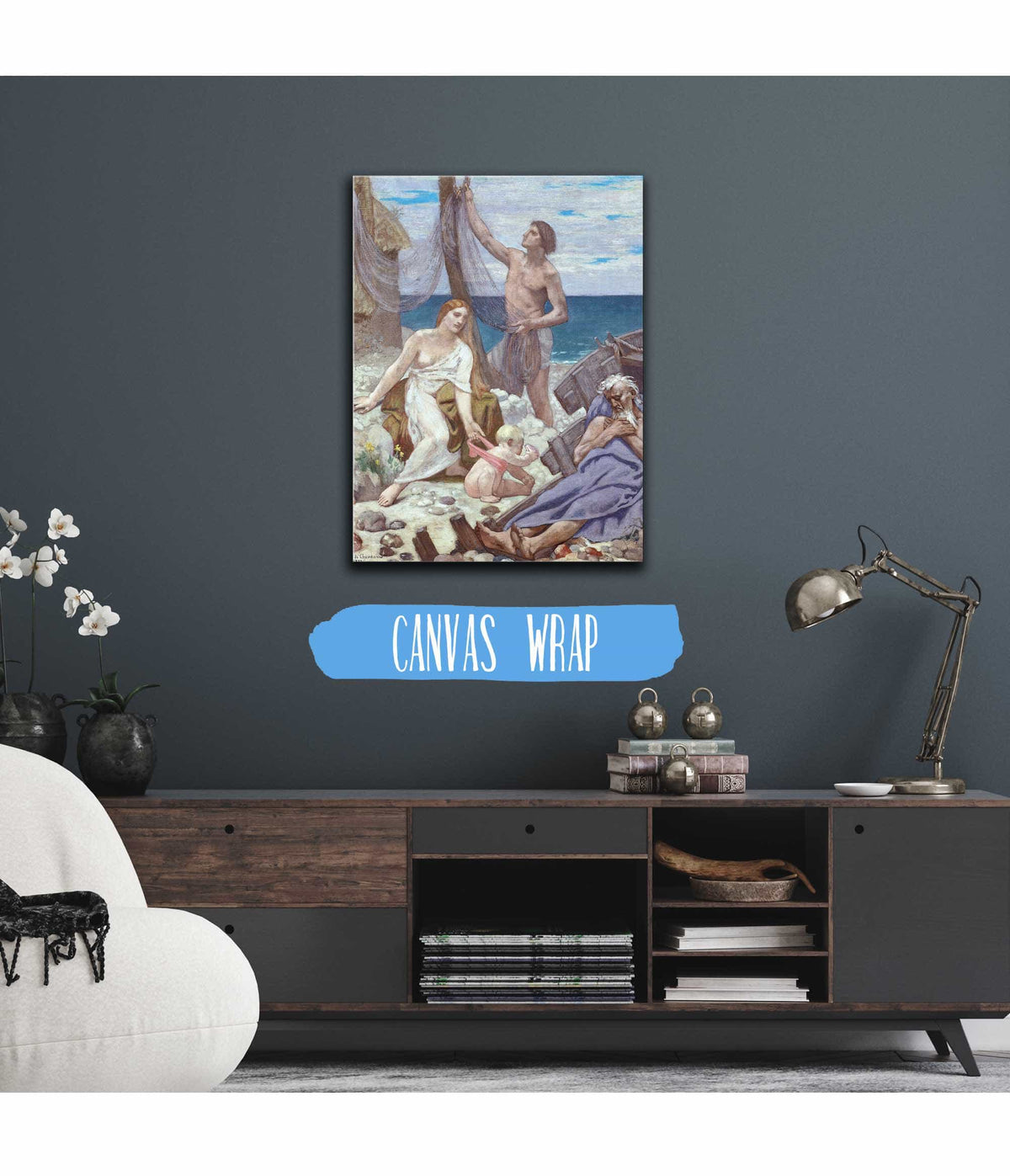 The Fishermans Family by Pierre Puvis De Chavannes