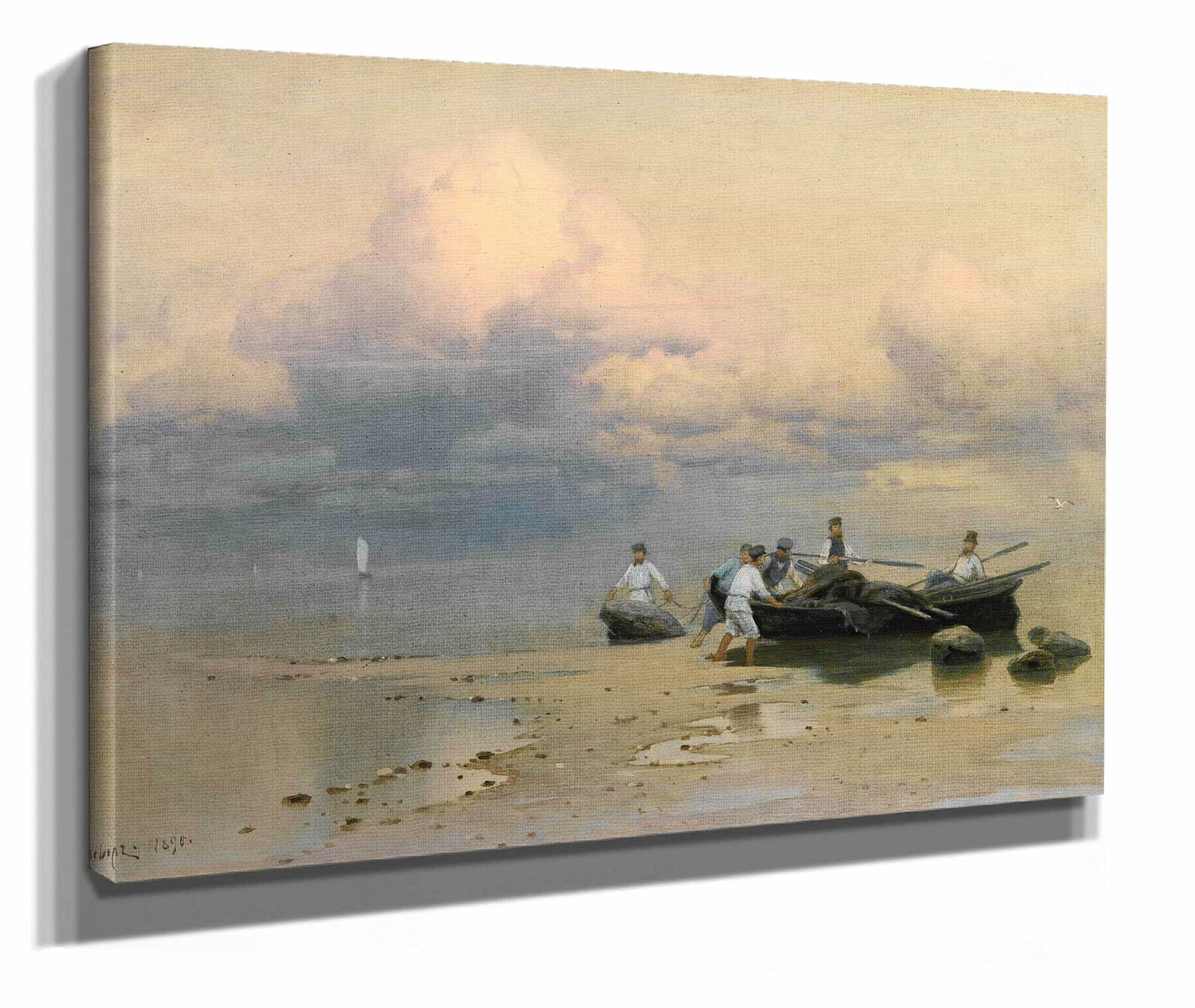 The Fishermens Return by Julius Sergius Klever