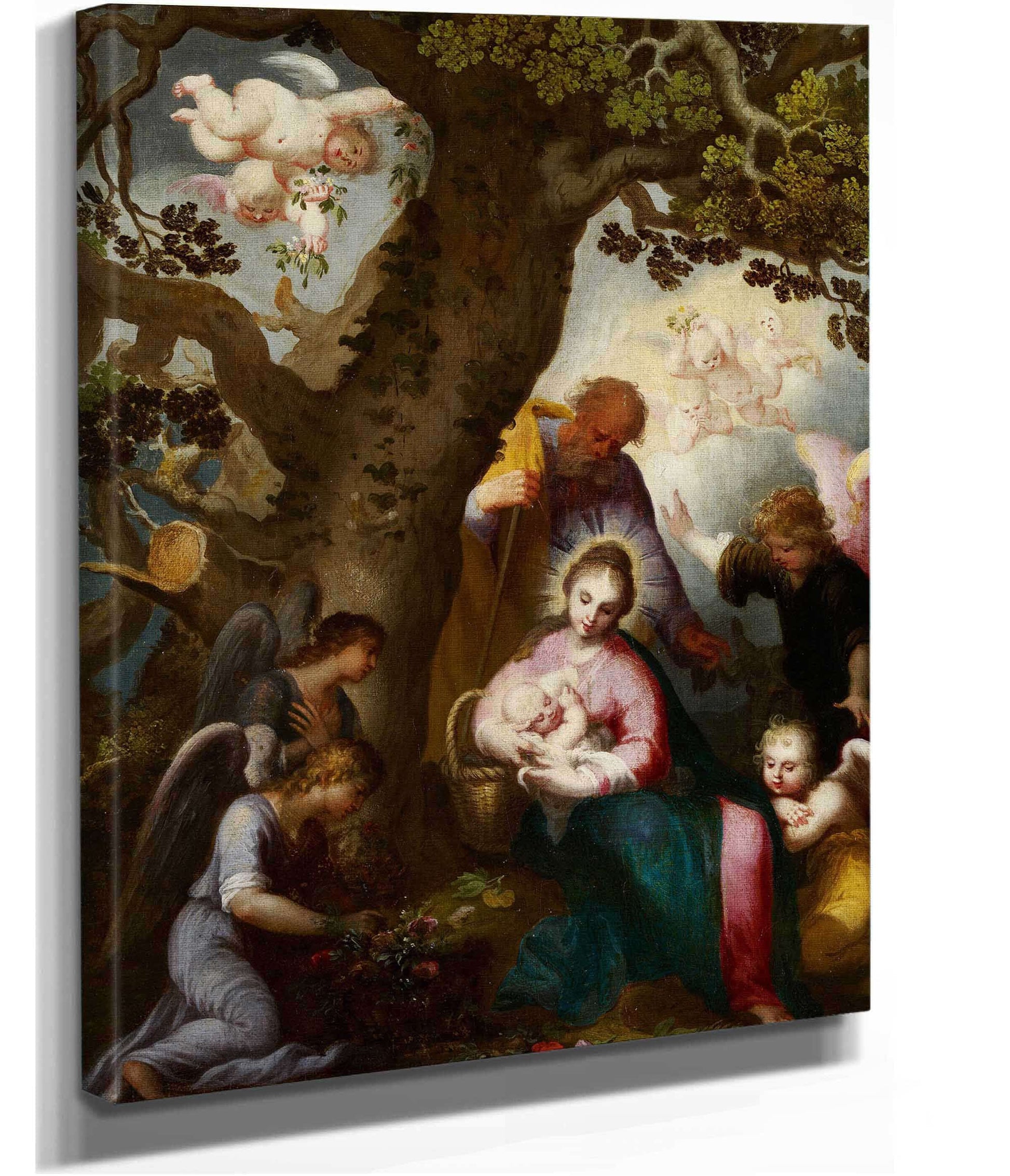 The Flight Into Egypt by Abraham Bloemaert