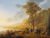 The Flight Into Egypt by Aelbert Cuyp