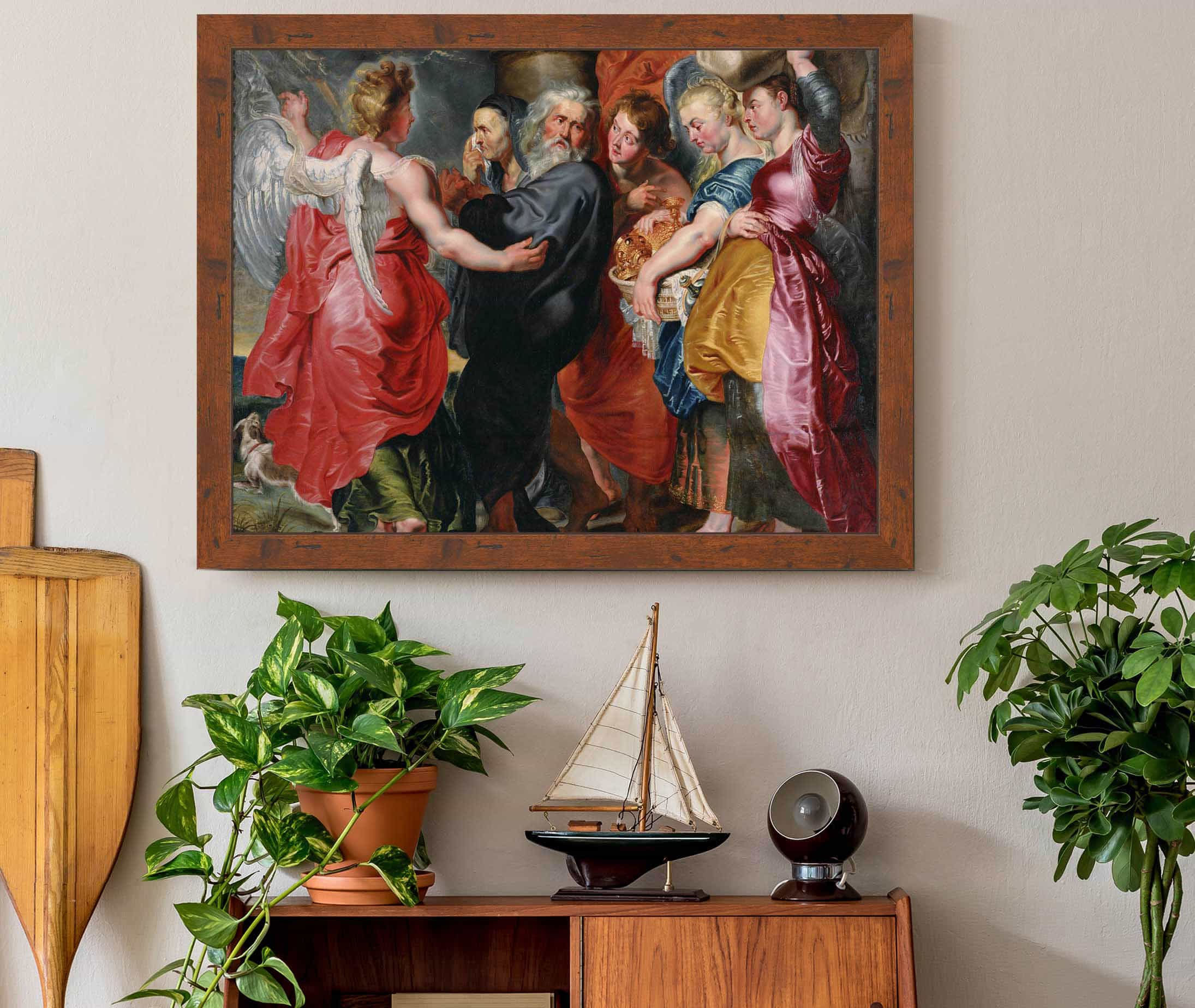 The Flight Of Lot And His Family From Sodom by Jacob Jordaens